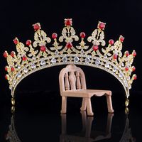 Elegant Crown Alloy Rhinestone Plating Crown 1 Piece main image 1