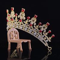 Elegant Crown Alloy Rhinestone Plating Crown 1 Piece main image 2