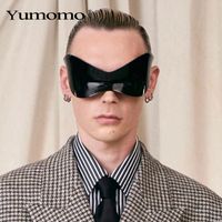 Y2k Punk Geometric Pc Polygon Frameless Men's Sunglasses main image 3