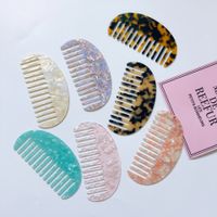 Simple Style Marble Acetic Acid Sheets Hair Combs 1 Piece main image 1