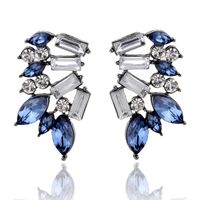 1 Pair Fashion Flower Alloy Plating Artificial Pearls Rhinestones Women's Drop Earrings sku image 25