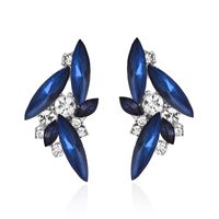 1 Pair Fashion Flower Alloy Plating Artificial Pearls Rhinestones Women's Drop Earrings sku image 11
