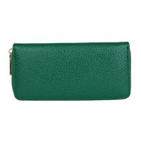 Women's Solid Color Pu Leather Zipper Wallets sku image 4