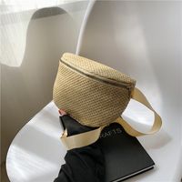 Women's Streetwear Solid Color Straw Waist Bags main image 2