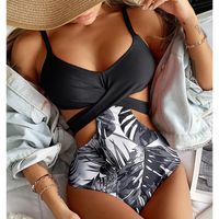 Women's Sexy Ditsy Floral Polyester Tankinis main image 4
