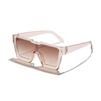 Fashion Solid Color Pc Resin Square Full Frame Women's Sunglasses sku image 3