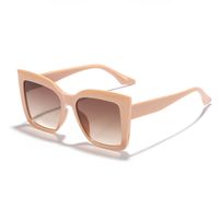 Fashion Solid Color Pc Resin Cat Eye Full Frame Women's Sunglasses main image 4