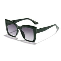 Fashion Solid Color Pc Resin Cat Eye Full Frame Women's Sunglasses main image 6