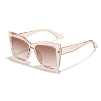 Fashion Solid Color Pc Resin Cat Eye Full Frame Women's Sunglasses sku image 6