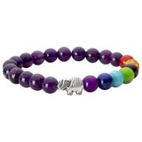 1 Piece Fashion Color Block Beaded Unisex Bracelets sku image 35