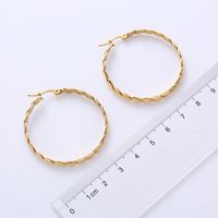 1 Pair Fashion Round Stainless Steel Inlay Pearl Earrings main image 2