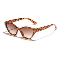 Vacation Solid Color Pc Resin Cat Eye Full Frame Women's Sunglasses sku image 5