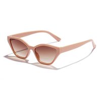 Vacation Solid Color Pc Resin Cat Eye Full Frame Women's Sunglasses sku image 3