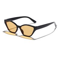 Vacation Solid Color Pc Resin Cat Eye Full Frame Women's Sunglasses sku image 6