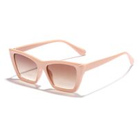 Fashion Leopard Pc Uv400 Resin Cat Eye Patchwork Full Frame Women's Sunglasses sku image 6