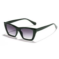 Fashion Leopard Pc Uv400 Resin Cat Eye Patchwork Full Frame Women's Sunglasses sku image 5