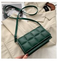 Women's Small Pu Leather Solid Color Fashion Square Flip Cover Crossbody Bag sku image 14