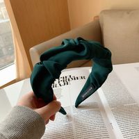 Simple Style Solid Color Cloth Handmade Hair Band 1 Piece sku image 4