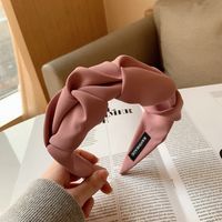 Simple Style Solid Color Cloth Handmade Hair Band 1 Piece sku image 5