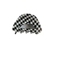 Fashion Plaid Pvc Handmade Hair Claws 1 Piece main image 3