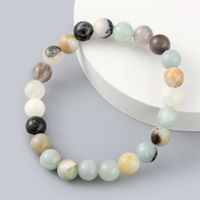 1 Piece Hip-hop Color Block Beaded Haematite Unisex Bracelets main image 3