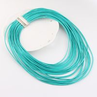 Fashion Solid Color Leather Rope Wholesale Necklace sku image 3