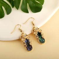 Fashion Slippers Alloy Inlay Rhinestones Shell Women's Earrings Necklace main image 4