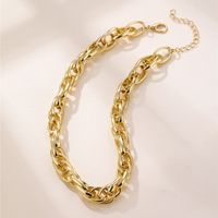 1 Piece Fashion Solid Color Alloy Plating Women's Necklace main image 3