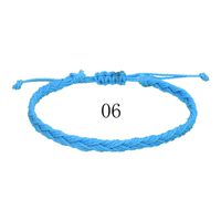Simple Style Solid Color Rope Braid Unisex Bracelets sku image 5