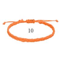 Einfacher Stil Einfarbig Seil Flechten Unisex Armbänder sku image 9