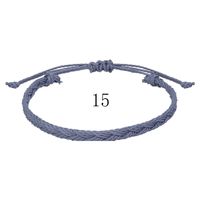 Einfacher Stil Einfarbig Seil Flechten Unisex Armbänder sku image 14