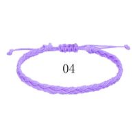 Simple Style Solid Color Rope Braid Unisex Bracelets sku image 3
