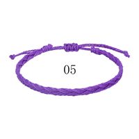Simple Style Solid Color Rope Braid Unisex Bracelets sku image 4