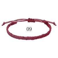 Simple Style Solid Color Rope Braid Unisex Bracelets sku image 8