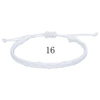 Simple Style Solid Color Rope Braid Unisex Bracelets sku image 15