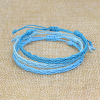 Simple Style Solid Color Rope Braid Unisex Bracelets main image 2
