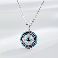 1 Piece Fashion Geometric Sterling Silver Plating Zircon Pendant Necklace main image 6