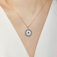 1 Piece Fashion Geometric Sterling Silver Plating Zircon Pendant Necklace main image 4