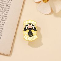 Fashion Letter Cat Alloy Plating Unisex Brooches main image 2