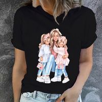 Women's T-shirt Short Sleeve T-shirts Printing Fashion Mama Printing main image 3