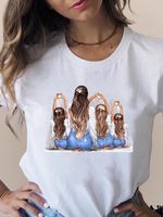 Women's T-shirt Short Sleeve T-shirts Printing Fashion Mama Printing main image 2