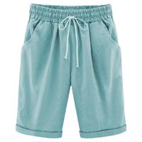 Women's Daily Simple Style Solid Color Knee Length Shorts main image 2