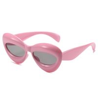 Hip-hop Solid Color Ac Special-shaped Mirror Full Frame Women's Sunglasses main image 2