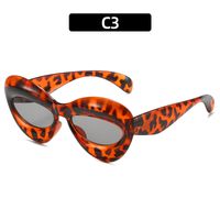 Hip-hop Solid Color Ac Special-shaped Mirror Full Frame Women's Sunglasses sku image 3