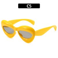 Hip-hop Solid Color Ac Special-shaped Mirror Full Frame Women's Sunglasses sku image 5