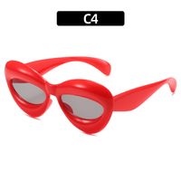 Hip-hop Solid Color Ac Special-shaped Mirror Full Frame Women's Sunglasses sku image 4