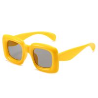 Fashion Solid Color Ac Square Full Frame Women's Sunglasses main image 3