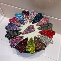 Fashion Heart Shape Rhinestone Inlay Rhinestones Hair Clip 1 Piece main image 5