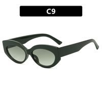 Einfacher Stil Leopard Ac Katzenauge Vollbild Sonnenbrille Der Frauen sku image 9