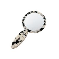 One Piece Casual Fashion Round Acetate Makeup Mirror main image 5